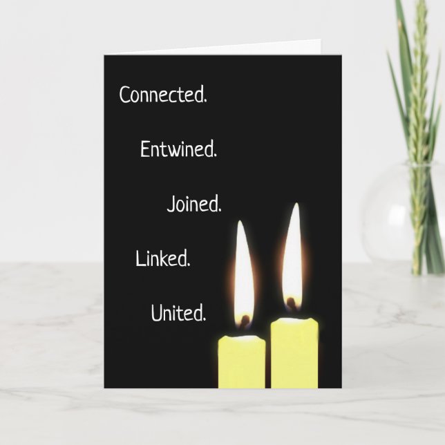 Anslutning av tvillinglampor helgkort (Framsida)