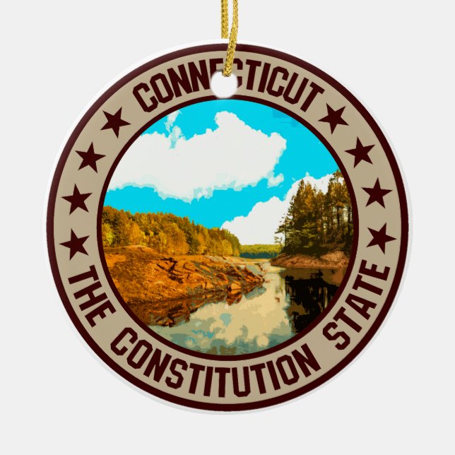 Anslutning Julgransprydnad Keramik (Framsidan)