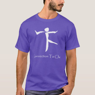 Anslutning Tai Chi manar vit logotyp T-Shirt