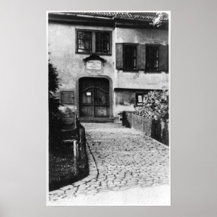 Anslutning till Johann Sebastian Bachs hus Poster