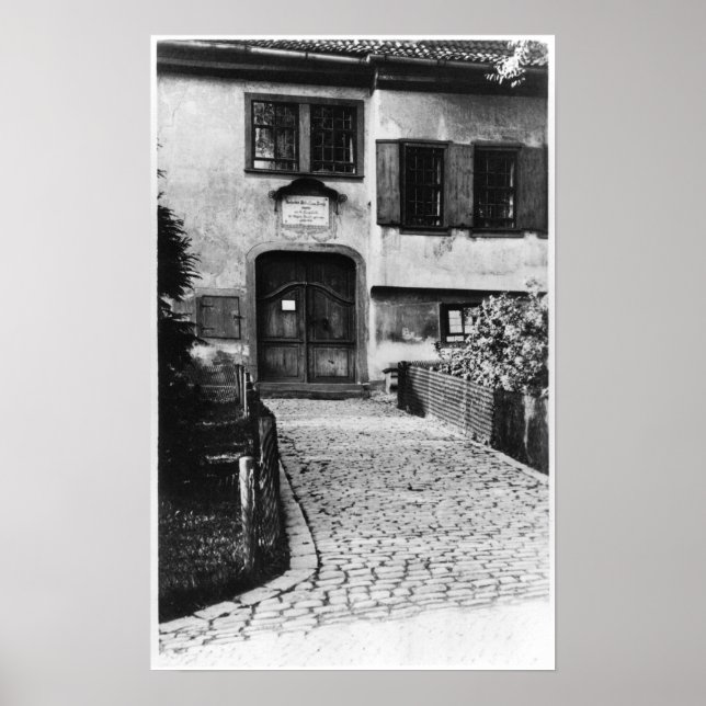Anslutning till Johann Sebastian Bachs hus Poster (Framsidan)