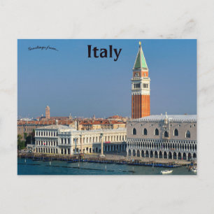 Anslutning till Piazza San Marco-Italien Vykort