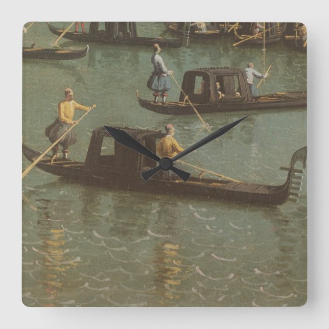 Anslutningen till storkanalen fyrkantig klocka (Framsida)