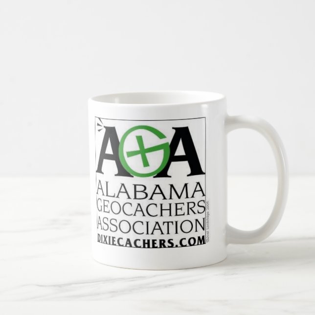 Anslutningmugg för AGA Alabama Geocachers Kaffemugg (Höger)