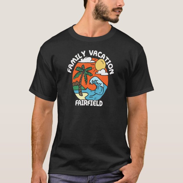 Anslutningsfack för Fairfield Beach FACT T Shirt (Framsida)