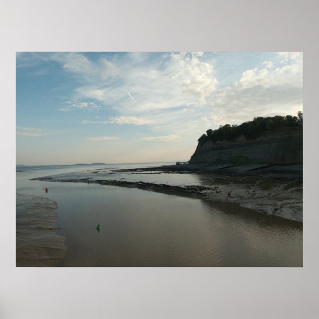 Anslutningskanal till Cardiff Bay Poster (Framsidan)