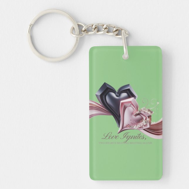 Anslutningskedja för Kärlek Nyckelring (Framsidan)