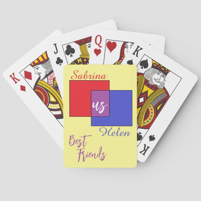 Anslutningsl för vänskap casinokort (Baksidan)