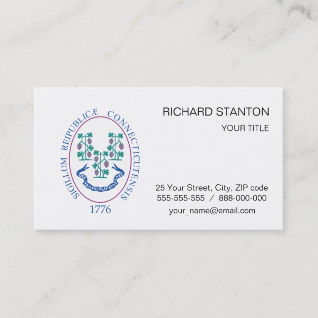 Anslutningssignatur Visitkort (Framsida)