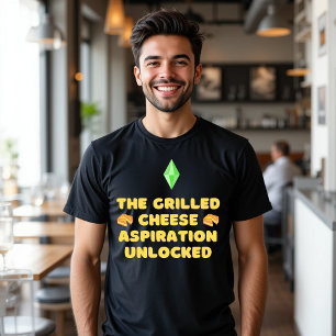 Anspirationen av grillad ost är olåst t shirt