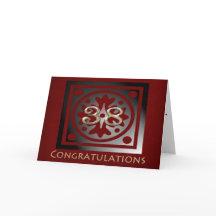 Anställd 38-årsdag Elegant Golden Red