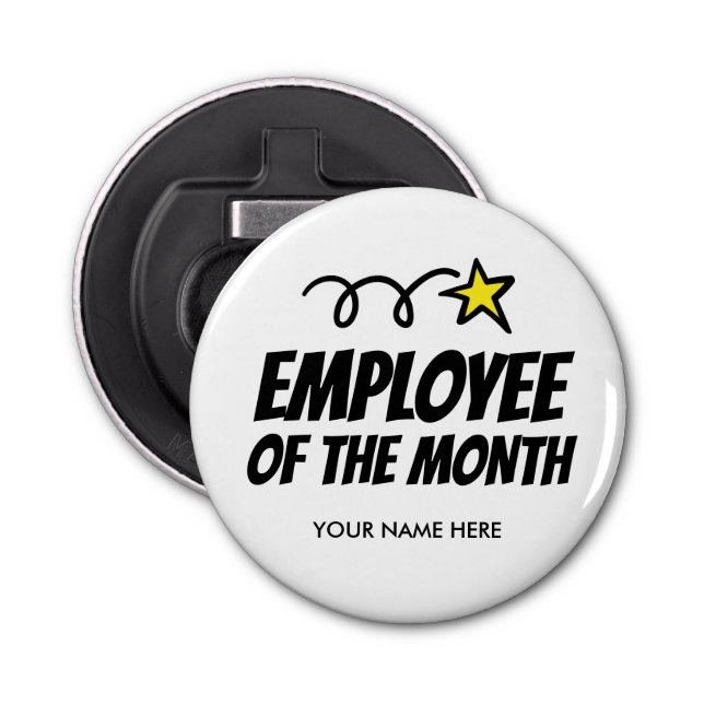 Anställd av den magnetiska flaskaöppnaren för flasköppnare (Framsidan)