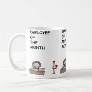 Anställd av månaden kaffemugg