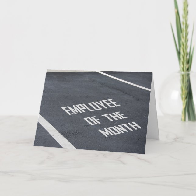 Anställd av månadgrattisen kort (Framsida)