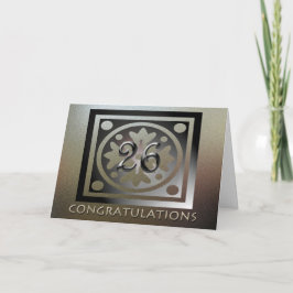 Anställd Elegant för 26-årsjubileum Golden Kort