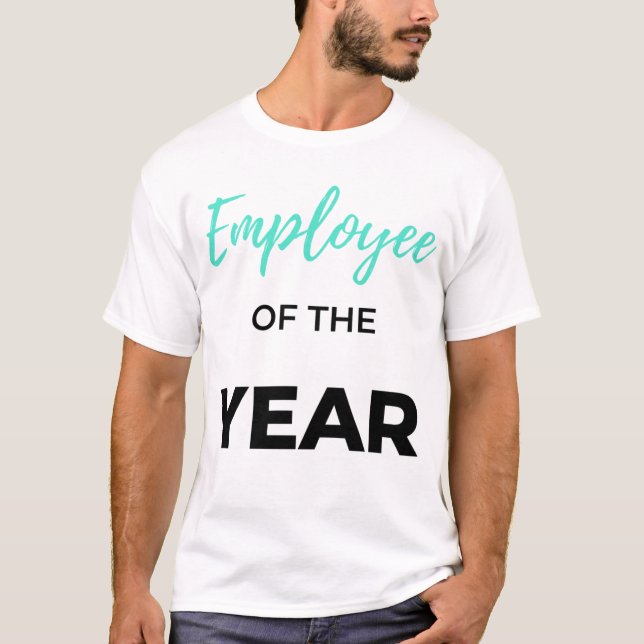 Anställd för år 2 t shirt (Framsida)