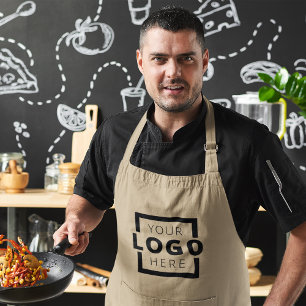 Anställd Logotyp för anpassningsbar Business Compa Förkläde