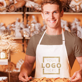 Anställd Logotyp för anpassningsbar Business Compa Förkläde