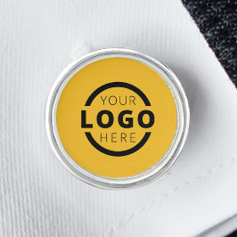 Anställd Logotyp för anpassningsbar Gult Company B Cufflinks