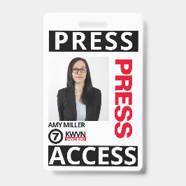 Anställd med presskort