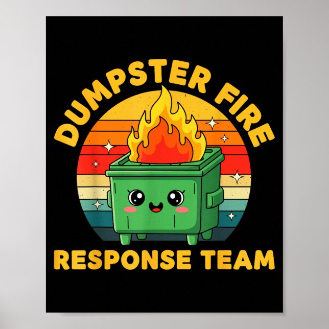 Anställd Soptröga Response Team Fult Jul  Poster (Framsidan)
