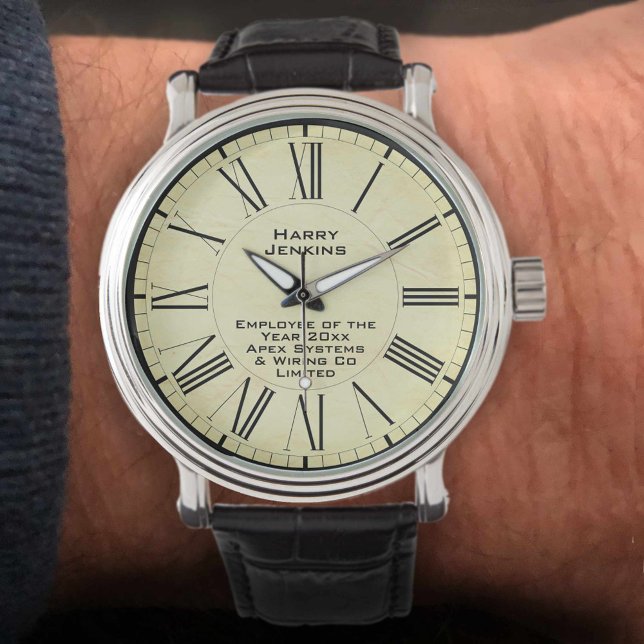 Anställd vid årets vaktmästare armbandsur (Skapare uppladdad)
