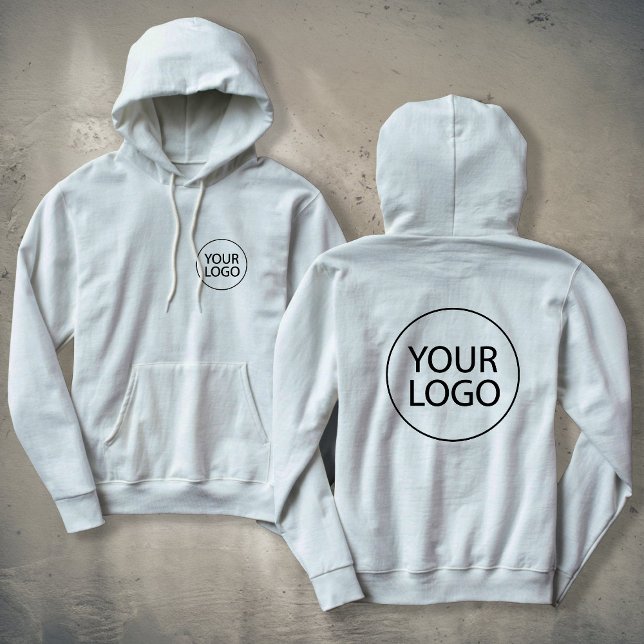 Anställda i anpassningsbar Business Logotyp  | Bak Hoodie (Skapare uppladdad)