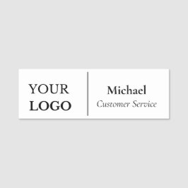 Anställda i anpassningsbar Logotyp  Namnbricka