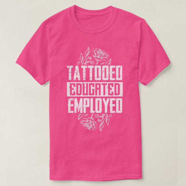 Anställda med utbildning t shirt (Design framsida)