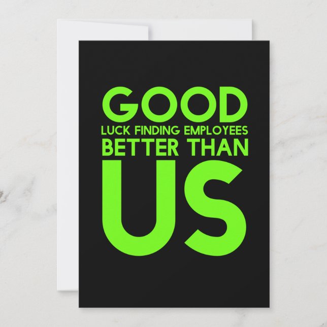 Anställda som lämnar eller sparat på arbetsgåvor t tack kort (Framsida)