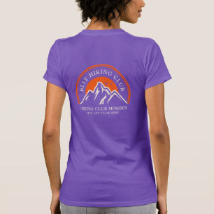 Anställda vid Klubb Logotyp i Färg Namn T Shirt