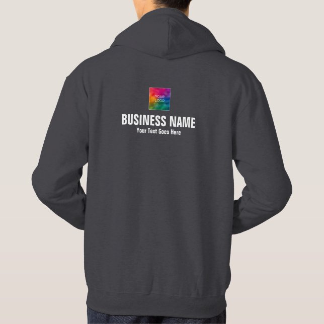 Anställda vid Logotypen Manar Hoodie (Baksida)