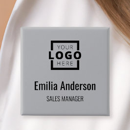 Anställda vid Logotypen Namn Badge Grått Knapp