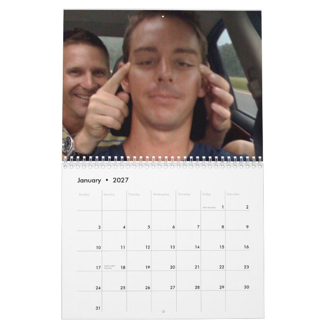 Anställdkalender för 2009 RKC&S Kalender (Jan 2027)