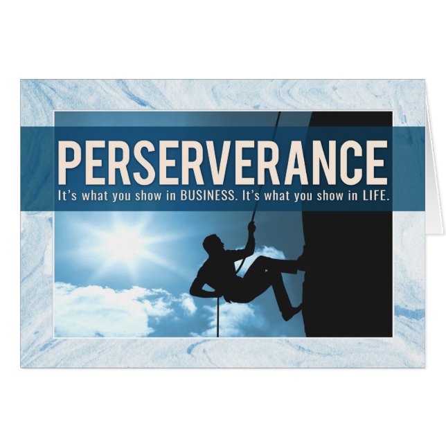 Anställdtack, en vinnare i affär & liv hälsningskort (Framsidan Horizontal)