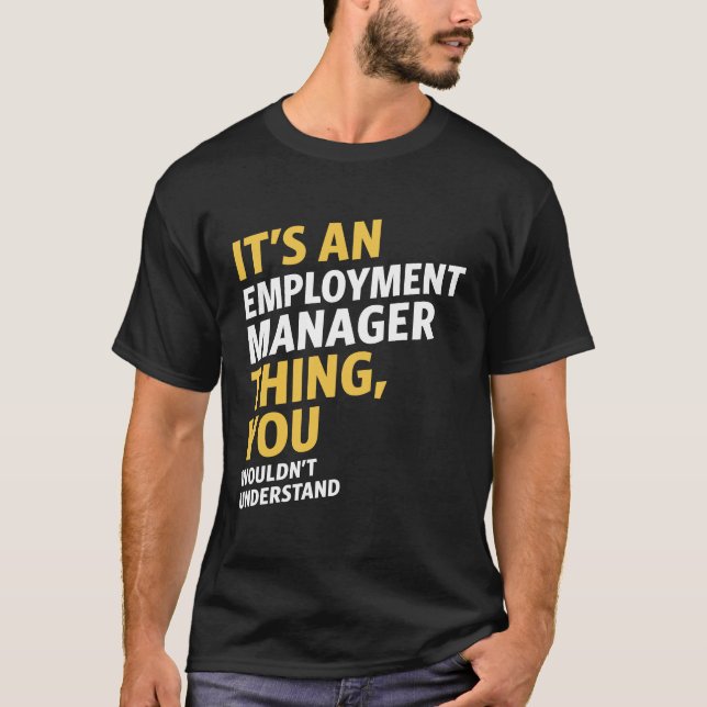 Anställningsansvarig T-shirt (Framsida)