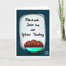 Anständig Iftaar-inbjudan Kort