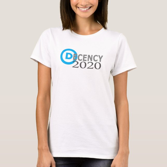 Anständighet 2020 t shirt (Framsida)
