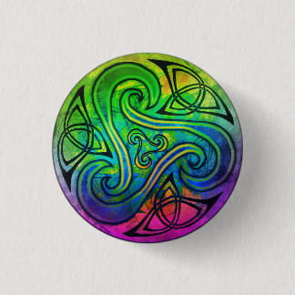 Anstecker Celtic Triskele Knapp
