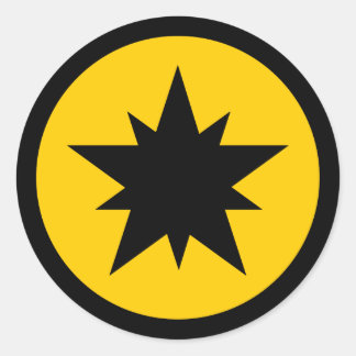 Ansteorra Stickers Runt Klistermärke