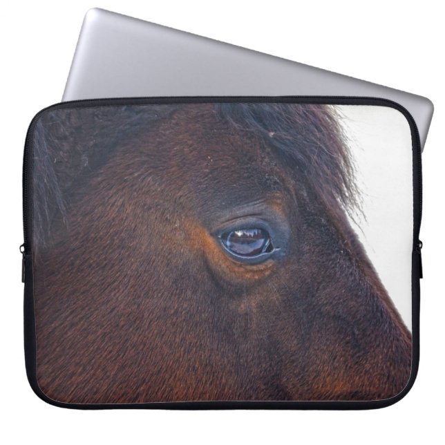 Anstiftan för Öga-gåvan från hästar Laptop Sleeve (Framsidan)