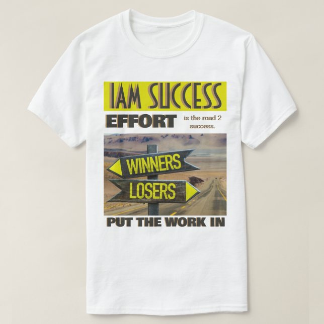 ANSTRÄNGNING T SHIRT (Design framsida)