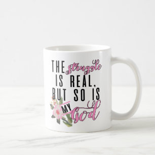 Ansträngningen är verklig kaffemugg