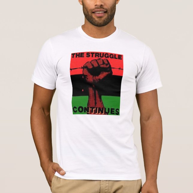 Ansträngningen fortsätter… t-shirt (Framsida)