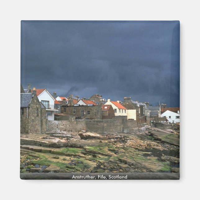 Anstruther, Fife, Skottland Magnet (Framsidan)