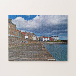 Anstruther hamn Skottland Pussel