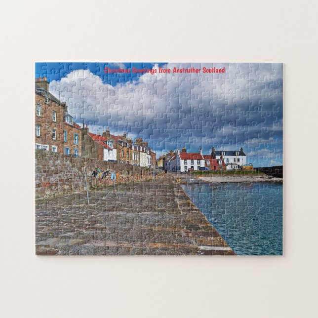 Anstruther Harbor Scotland Pussel (Horisontell)