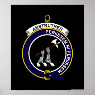 Anstruther - Klan Vapensköld Poster