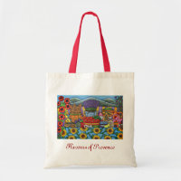 Anstrykningar av den Provence shopping bag av Lisa