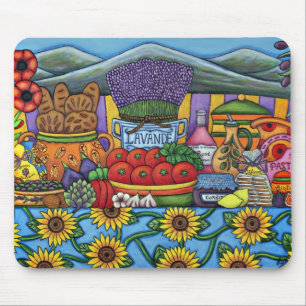 Anstrykningar av Provence Mousepad Musmatta